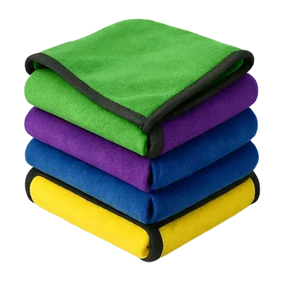 500 GSM, Microfiber Cloth, 30 x 40 cm (Pack of 4)