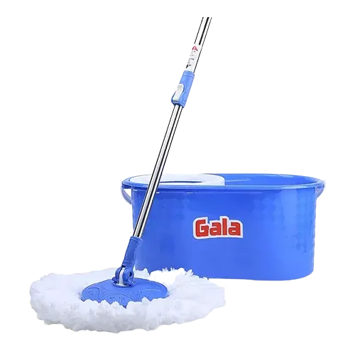Gala 151617 Aqua Spin Mop (Aqua Blue and White)