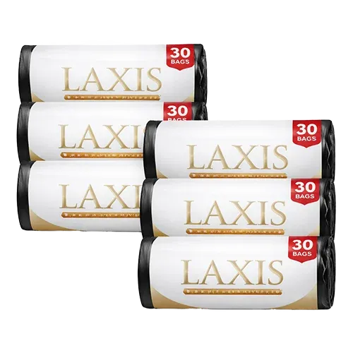 Oxo-Biodegradable Garbage Bag Size, 19 x 21 Inch (30 Pcs x 6 Rolls)