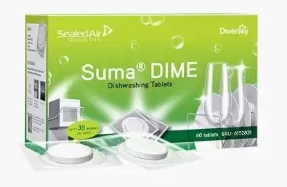 Diversey Suma Dime Dishwasher Tablet (Pack of 60)