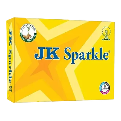 JK – Sparkle 70 GSM A5 Size Multipurpose Paper 500 Sheets White – Half of A4 Size (Pack of 1)