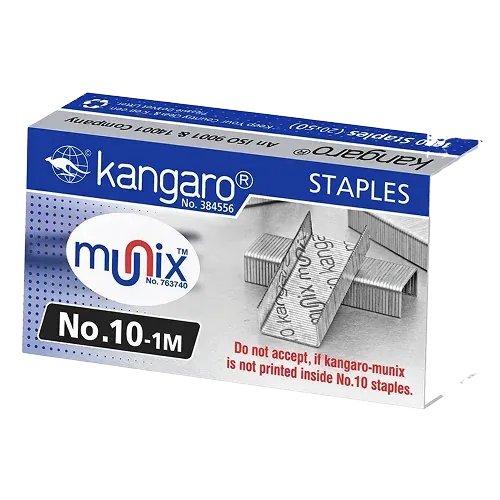 Kangaro Stapler Pins No.10, 1 m (Pack of 20 Box)