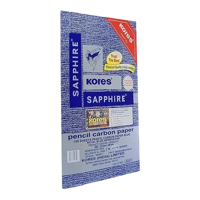 Kores Carbon Paper Sapphire Blue, 100 Sheets