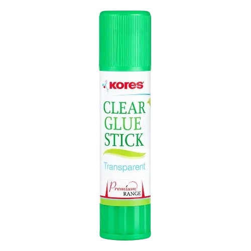 Kores Clear Glue Stick, 15 g (Pack of 1)