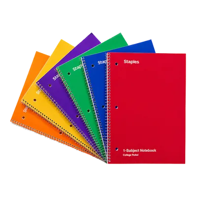 Staples Spiral Pads (MEDIUM)