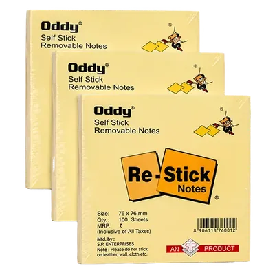 Oddy Post It Pads 3 x 3