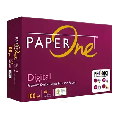Paperone 100 GSM A4 size Multipurpose Copier Paper 500 sheets (Pack of 1 Ream)