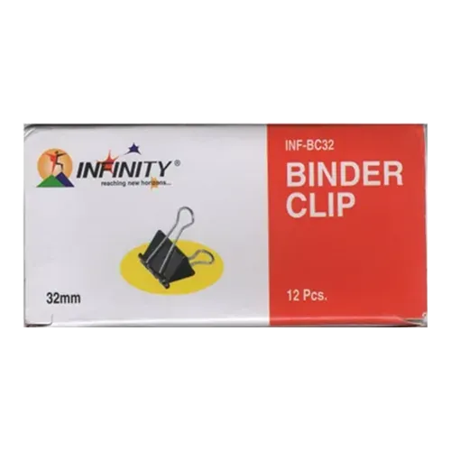 Infinity Binder Clip 32 mm (Pack of 12 clip)