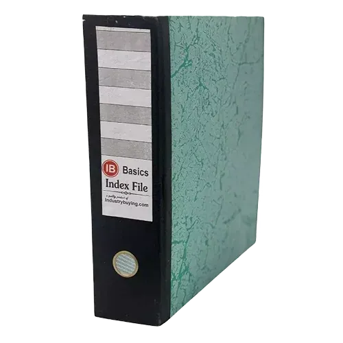 Index File without Lamination Legal A4 Size Assorted Color 465 GSM Box (Pack of 4)