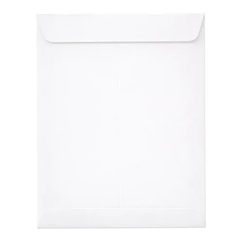 White Envelope without Lamination, 10 x 12 Inch (Pack of 50)