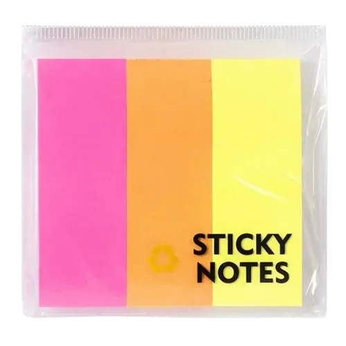 Assorted Page Markers 3 x 3 Inch (Pack of 4) (40 Sheets Per Pack) 160 Sheets
