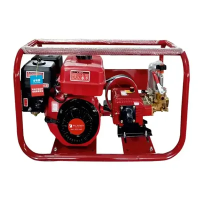 BSC 4-stroke 212 CC HTP Pump With 7.5 HP Engine with Accessories For Agricultural Spraying, BSC-HTP-26P