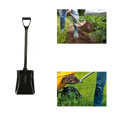 Unison Mild Steel Square Shovel/Spade/Belcha With PVC Grip Handle