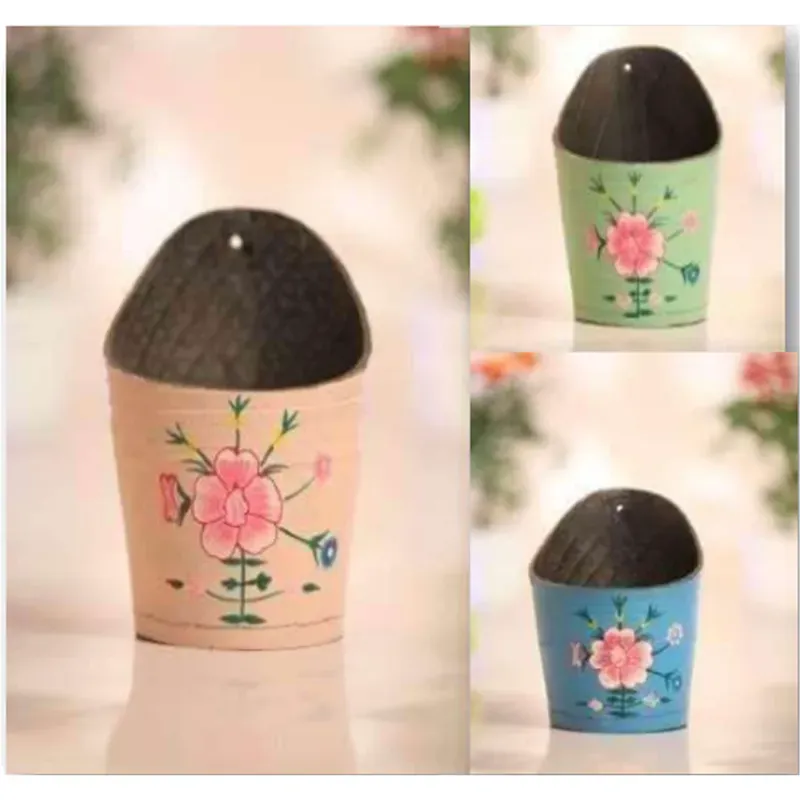Simple and Elegant 5 Inch Rubber Planter Pots for Home Decoration Purposes (Set of 3)