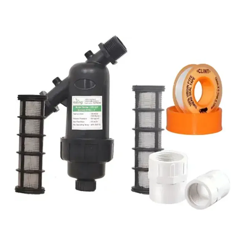 1 Inch Screen Filter With Two UPVC FTA and One Extra Screen Element With 120 Mesh