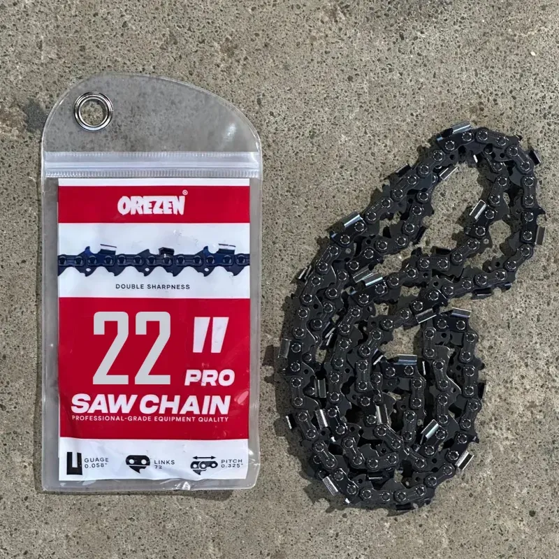 Orezen 22 Inch Double Sharpness Pro Chain for Petrol & Electric Chainsaw CS 190