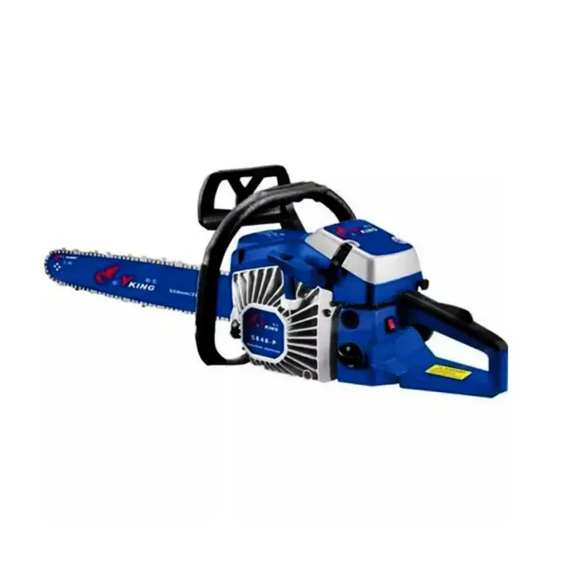 Yking 58 CC Petrol Chainsaw with 22 Inch Guide Bar, Powerful Wood Cutting Machine for Logging, 5840 P