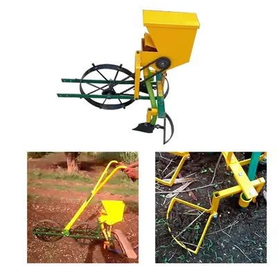 URVI Agrotech Seeder Attachment for Manual Wheel Hoe, 1.5 Litre, Height 109 cm