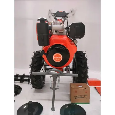 Neptune NWD-190F, 10 HP Self Start Diesel Power Tiller With Battery & Other Accessories