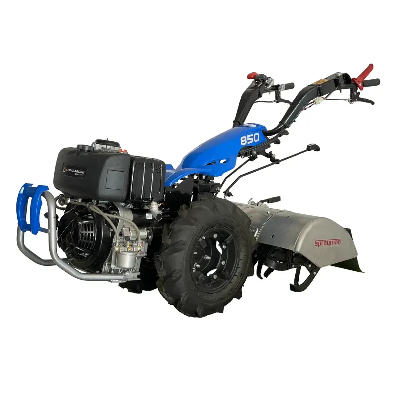 SPRAYMAN BSC 850, Back Rotary Self Start Diesel Power Tiller with 9.8 HP Lombardini Engine