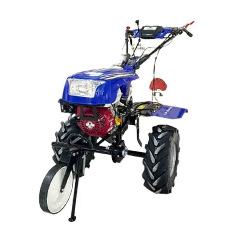 SINGH POWER SP 2400E, TURBO 7.9 HP Self Start Petrol Power Weeder with Big Tyres & LED Light