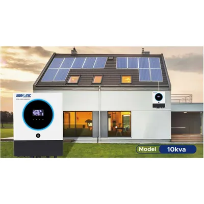 Servotech 10 kVA Amalgam Series Hybrid On Grid & Off Grid Solar Inverter For Home & Office With 2 Year of Warranty