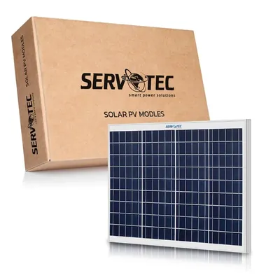 Servotech 60 W Durable Polycrystalline Solar Panel lPV Module for Home, Office & Lawn