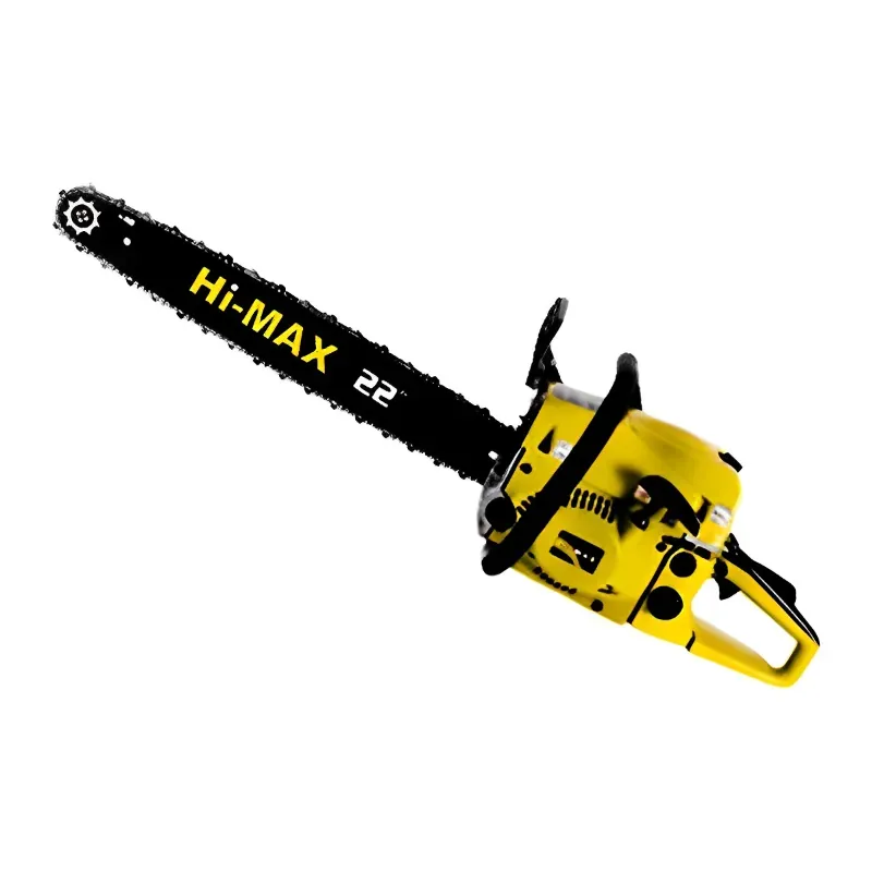 Hi-MAX 58-cc Petrol Operated Chainsaw with 22 Inch Guide Bar, Used for Landscaping Purposes, IC-059A