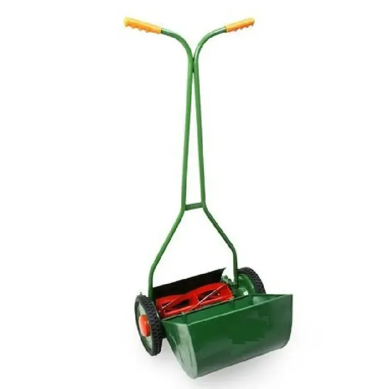 Leo 12 Inch (300 mm) Cast Iron Side Wheel Type Manual Lawn Mower, 0383