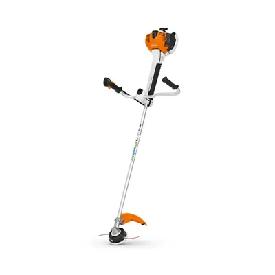Stihl FS 351, 37.7 CC 2-Stroke Sidepack Petrol Brush Cutter, 2.3 HP Grass Cutting Machine for Agriculture & Gardening