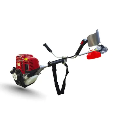 NATRAJ 4 Stroke 35 CC Sidepack Petrol Brush Cutter for Cutting Dense Undergrowth, Unwanted Weeds, and Pruning Trees, AS 535