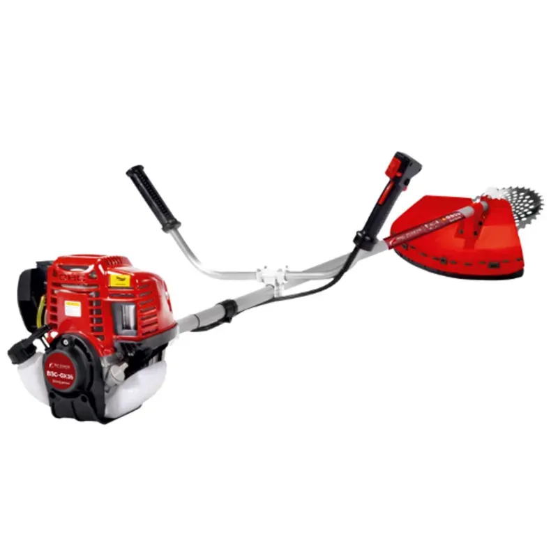 BSC Power 350A, 35.8 CC 4-Stroke Petrol Sidepack Brush Cutter, Efficient Crop & Grass Cutting