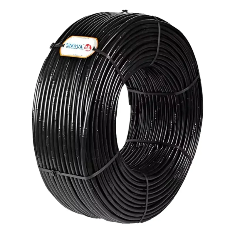 Singhal 16 mm Drip Irrigation Hose Pipe, Black Hose for Garden Watering, and Home Farming Accessories (Size-200 m)