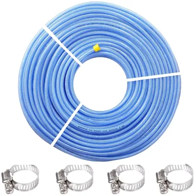 AGRIANSH 220 PSI, 12 V DC, 5 m PVC Hose Pipe Used for Gardening, Water dispensing, Home cleaning, Agriculture use