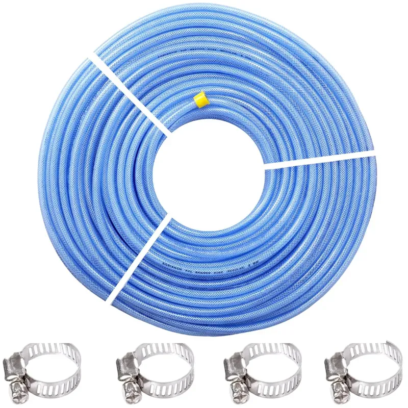 AGRIANSH 220 PSI, 12 V DC, 5 m PVC Hose Pipe Used for Gardening, Water dispensing, Home cleaning, Agriculture use
