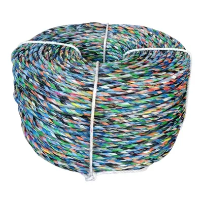 Singhal PP Tuf Rope Heavy Duty Nylon Virgin Plastic Rope, Multicolor, 4 mm, Multipurpose Plastic Rope (Size-10 m)