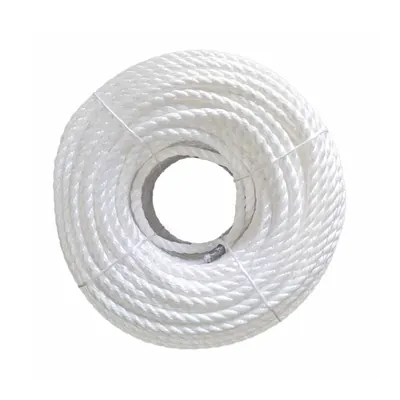 Singhal PP Tuf Rope Heavy Duty Nylon Virgin Plastic Rope, White, 2 mm, Multipurpose Plastic Rope (Size-30 m)