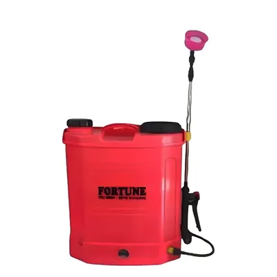 Fortune 18 L Single Motor Knapsack Battery Sprayer with 12 V 8A Battery For Agricultural Purposes