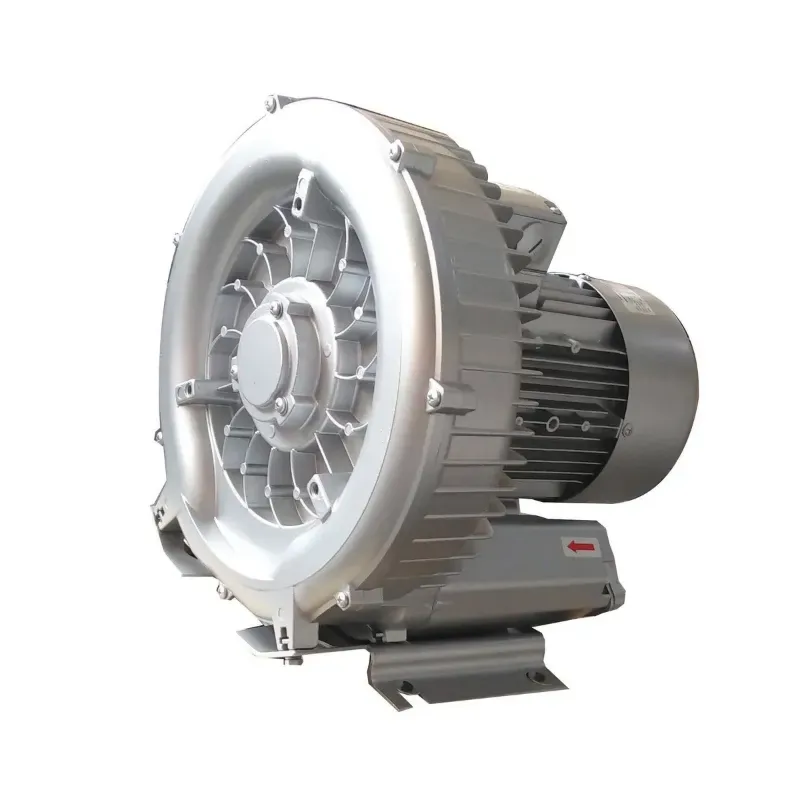 Heavy Duty 11 HP/8 kW Three Phase Single Stage Ring Blower With 110mbar Pressure For Agitate & Aerate Water