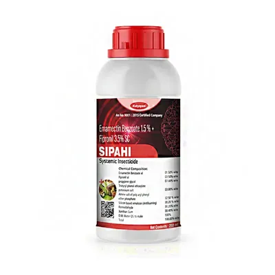 Katyayani Sipahi, Emamectin Benzoate 1.5% + Fipronil 3.5% SC, Chemical Insecticide For Multiple Crops (Quantity-1 L (1 L x 1))