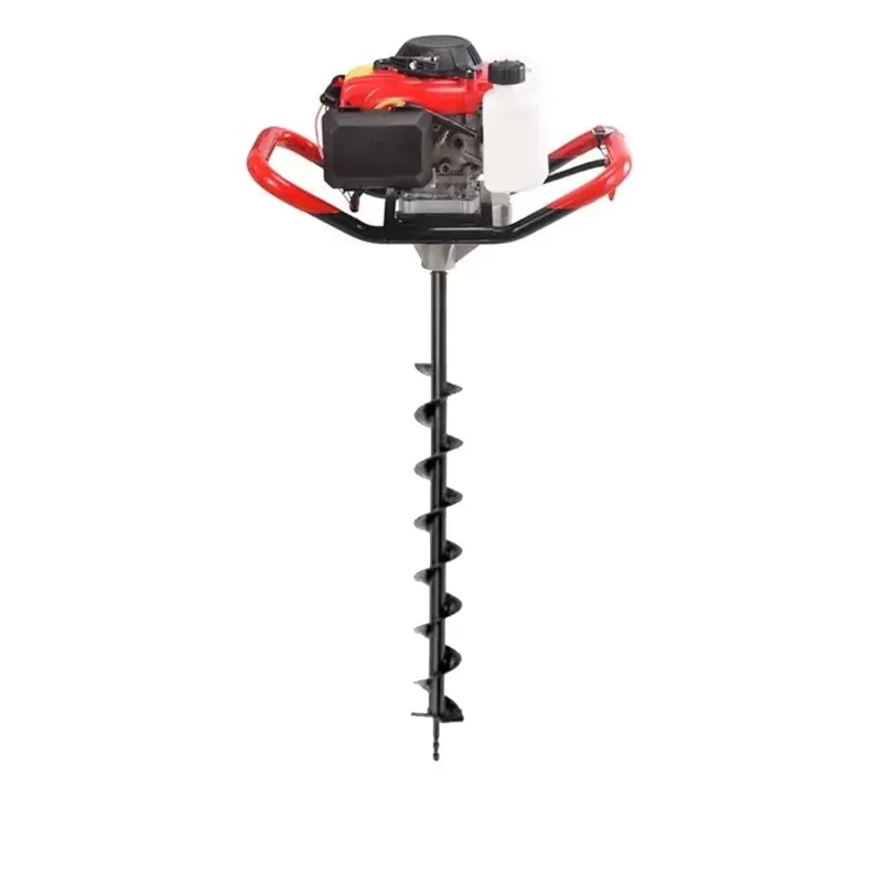 SPRAYMAN 82 CC 4 Stroke Petrol Earth Auger with 2 Inch Bit, Soil Drilling Machine SEA-8000