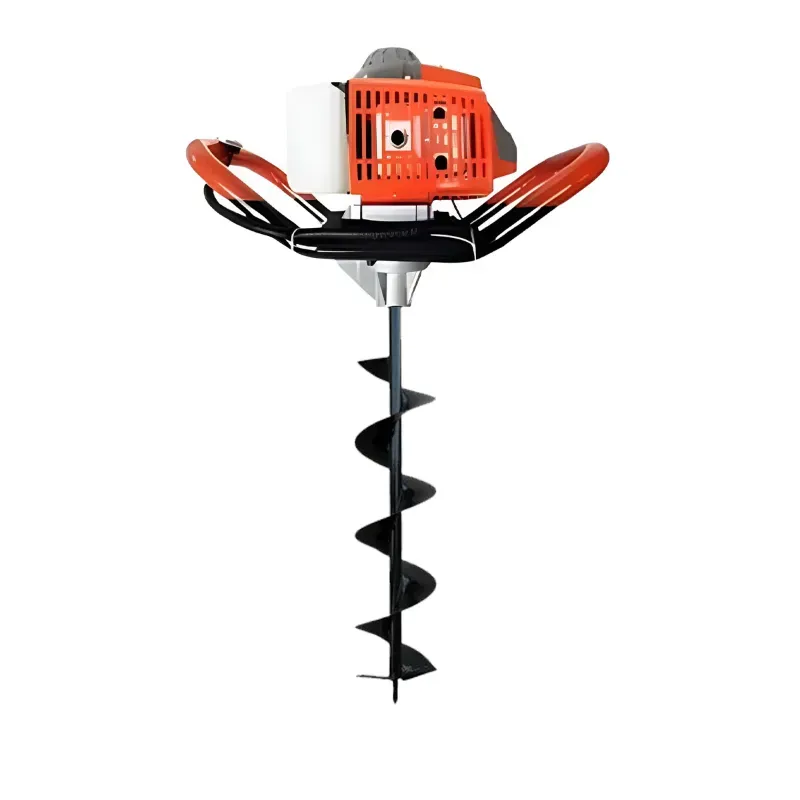 SPRAYMAN 68 CC Petrol Earth Auger with 6 Inch Bit, 2 Stroke Soil Drilling Machine SEA-7000