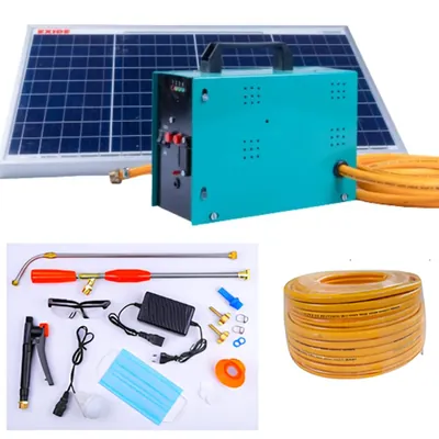 Autostudio PSV4, Multipurpose 12 V 12 Ah Portable Battery Sprayer with 40 W Solar Panel & 100 m Hose Pipe (1 Year Warranty)