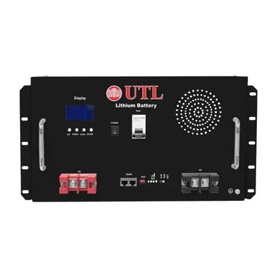 UTL ULIBES-51.2 V 100 Ah-LP 100PM (Parallel Battery Option) Black Lithium-ion Solar Inverter Battery