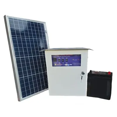 RB Solar 18 KV Solar Zatka Machine Combo Full Set With 40 W Solar Panel & 12 V 26 Ah Battery, For 90 Acre Area