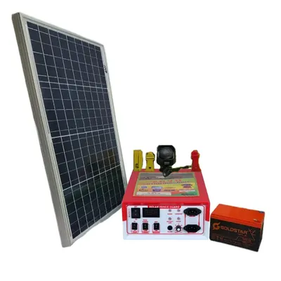 Toyo 12 KV Power Plus Solar Zatka Machine Combo Full Set With 20 W Solar Panel & 12 V 12 Ah Battery, For 30 Acre Area