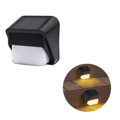 Giga Watts GW-236 Solar Deck Light 600mAh Ni-MH Waterproof Step Lights for Stairs Fence Pathway And Yard Railing