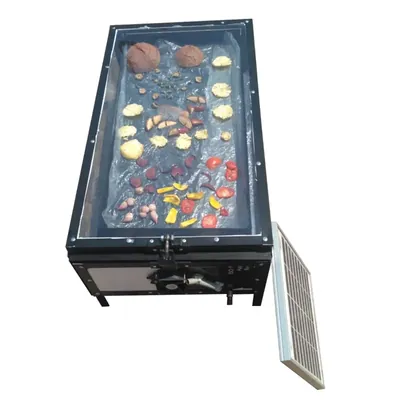 RUDRA SOLAR Double UV Layered-2 Tray Modular Solar Dryer with 5 kg Loading Capacity With 1 year Warranty