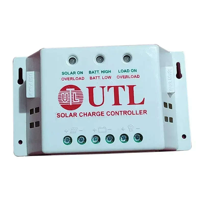 UTL 12 V/24 V 10 Amp Solar Charge Controller For Home, Office & Shops