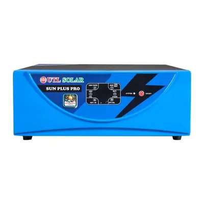 UTL Sun Plus Pro 1020 Inverter 900VA 12 V MPPT Solar Inverter For Home, Office & Shops